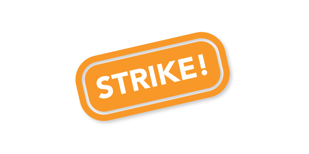 graphics for publications about strike