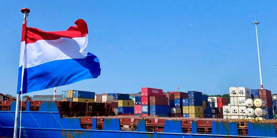 Ship in Rotterdam
