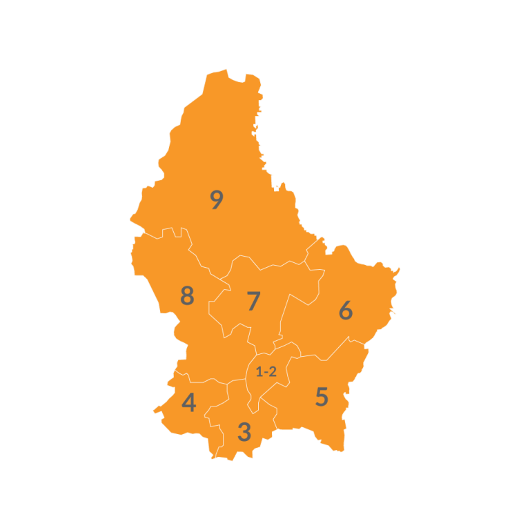 Postal Codes Luxembourg