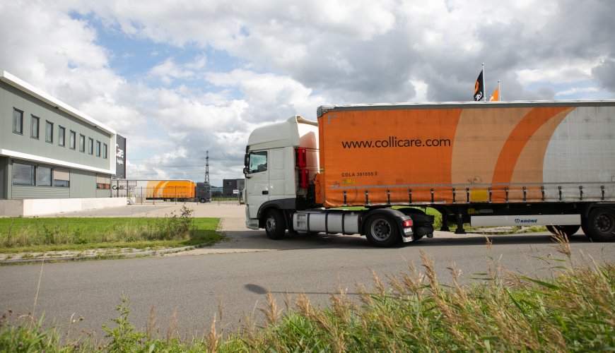 Trailer at Warehouse