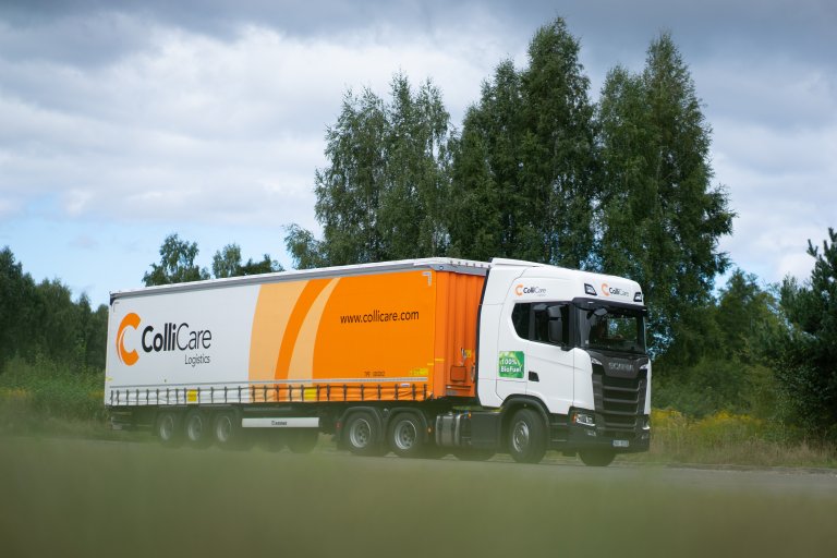 ColliCare Logistics truck